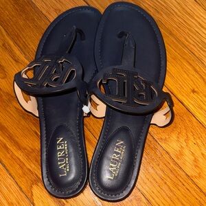 Lauren Ralph Lauren Navy Sandals